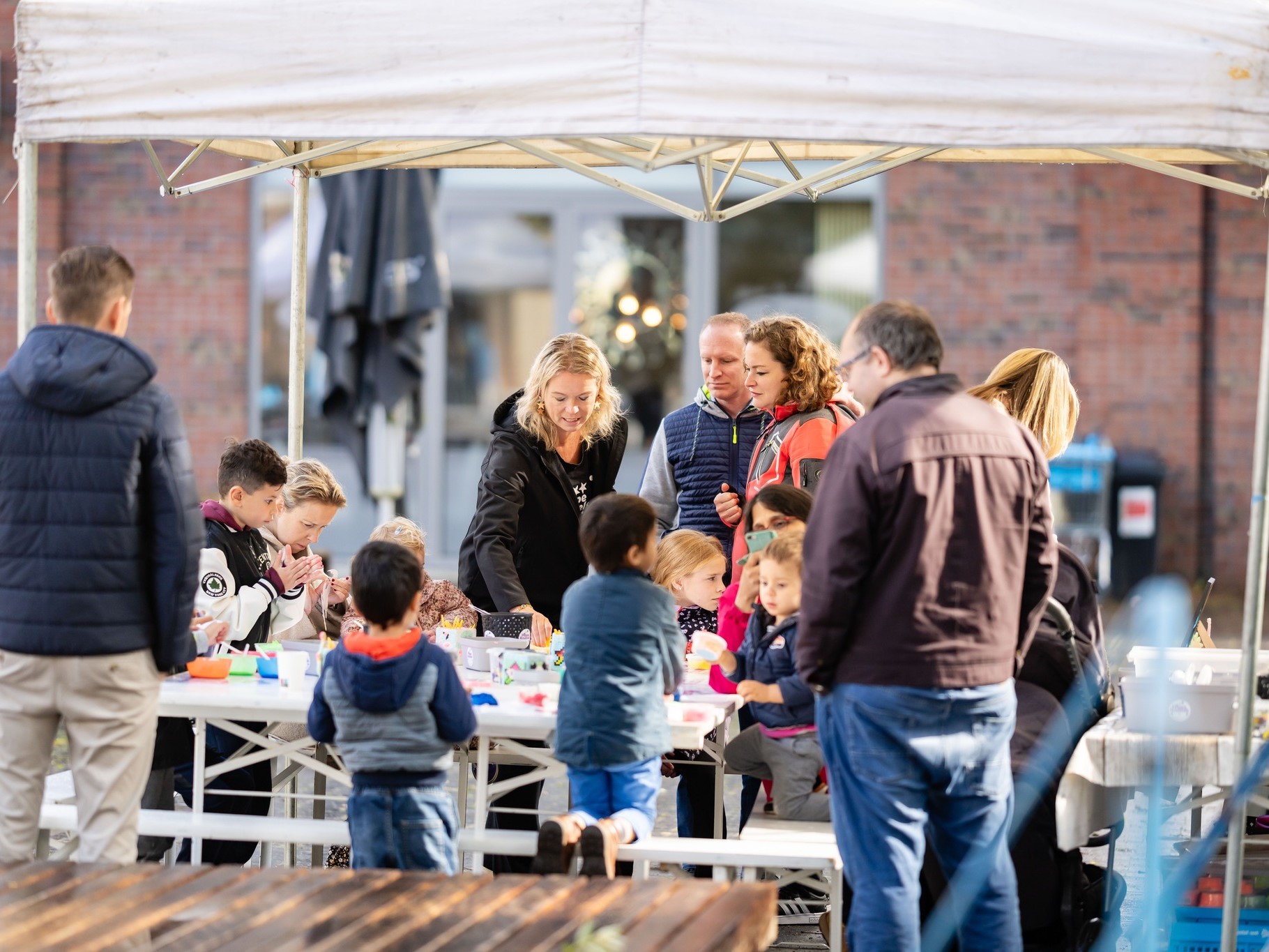 Creatieve workshop tijdens event