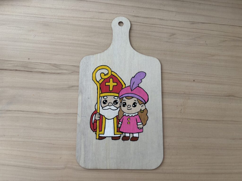 Sinterklaas houtbranden